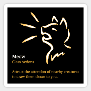 Meow - Class Actions Magnet